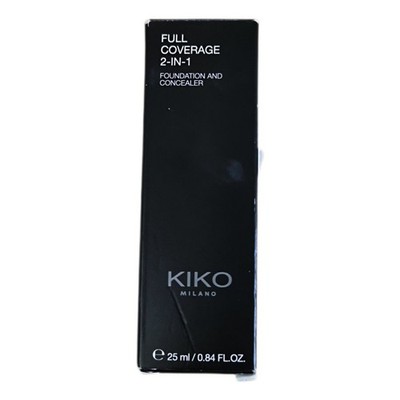 KIKO Milano Full Coverage 2-in-1 Foundation & Concealer 01 - WR 01, 2-In-1-Found