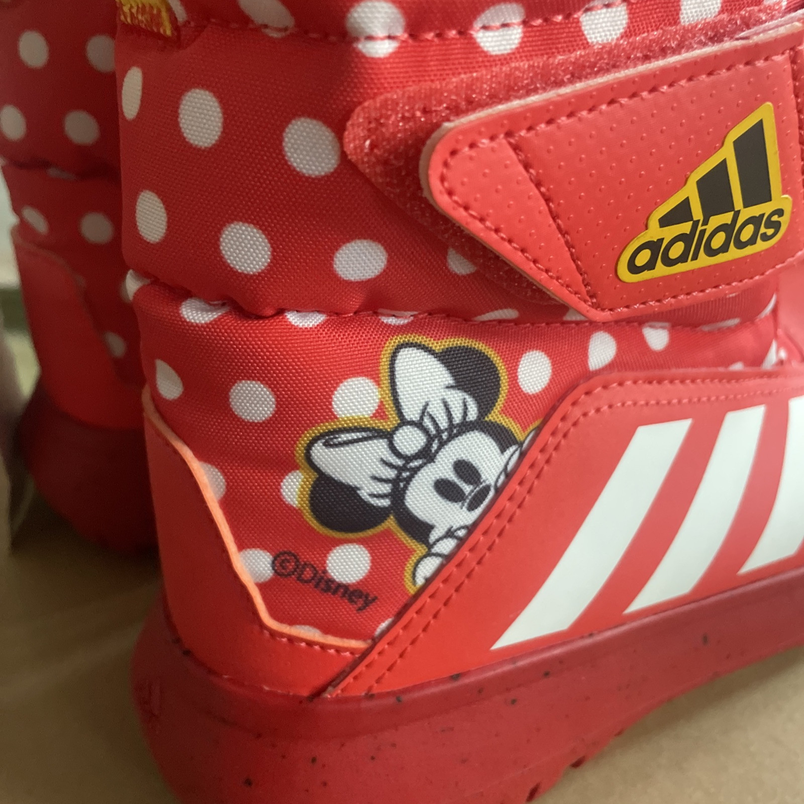 ADIDAS X DISNEY Minnie Mouse C Winterplay Snow Boots *BNIB* Size 2 UK RRP £55 image 6