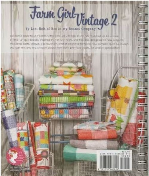 Farm Girl Vintage 2 Loiri Holt Bee in My Bonnet Quilts Pillows Sampler Quilt