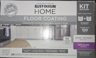 Rustoleum 360099 Home White Tint Base Semi-Gloss Top Coat Floor Coat