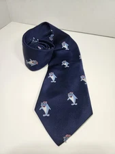 Vintage StarKist CHARLIE THE TUNA Fish Neck Tie Advertising Switzerland 1976