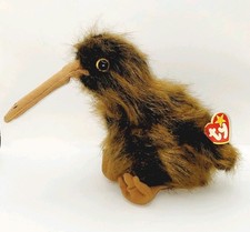 TY Beak the Kiwi Beanie Buddies 1998 Stuffed Plush 9  