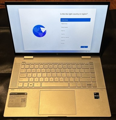 HP Envy X360 2 in 1 Laptop (15.6 FHD, 512GB SSD, i7-1255U CPU, 16GB RAM, IrisXe)