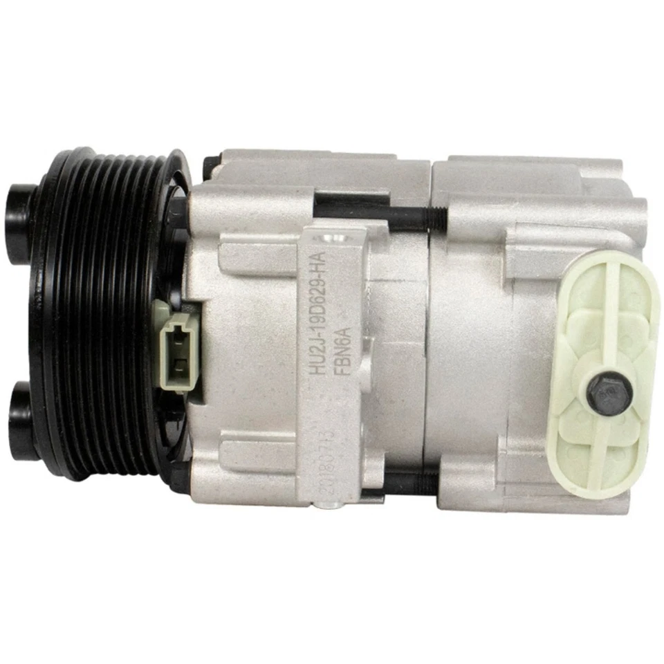 YCC488 Motorcraft 空调交流压缩机适用于 E150 Van E250 E350 E450 带离合器 福特 — 第 3/4 张图片