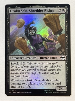 Oroku Saki, Shredder Rising Teenage Mutant Ninja Turtles Foil