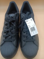 Size 13 - adidas Superstar All Black for sale online | eBay