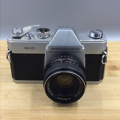 Vintage Mamiya Sekor 500 DTL Camera. Made In Japan. Untested. Parts Or Repair.