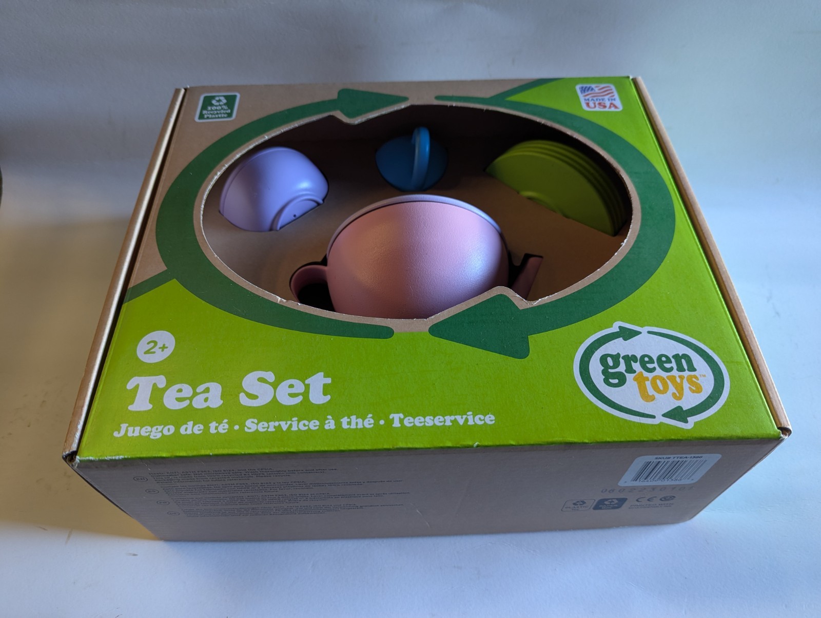Set - Made In Usa - 100% Recycled Plastic - New In Box - Eco