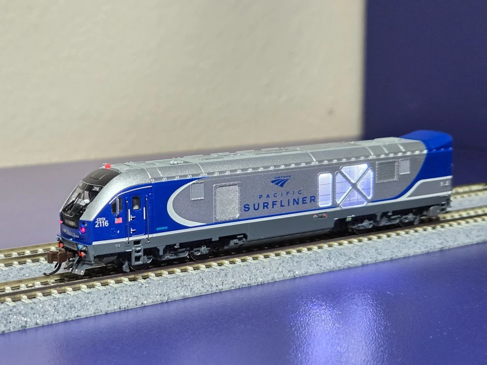 N Scale Bachmann Siemens SC-44 Charger, Amtrak Surfliner 2116, DCC &Sound, 67953 - Image 2 of 4