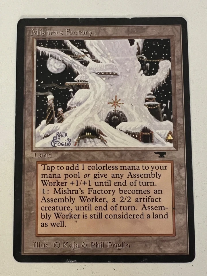 Magic the Gathering MTG Antiquities Mishra's Factory Winter MP (Beta Bob) - Image 3 of 4