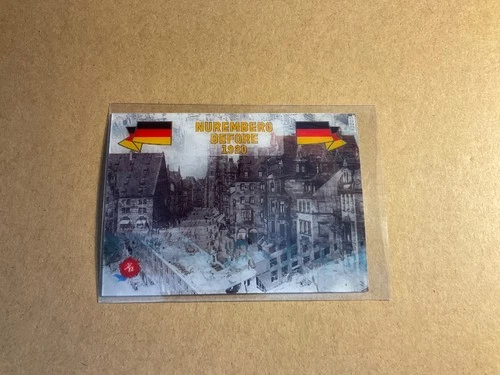2025 Historic Autographs World War 2 Before After Nuremberg Lenticular /120