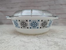 Vintage Pyrex Chelsea Bowl Chelsea JAJ Casserole Dish Large Lidded Casserole