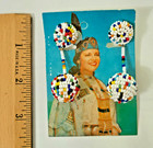 Estate Find, Vtg Beaded Clip-On Earrings. Original Card. Cultural Collectibles — photo 5