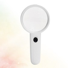 3X Led Handheld Magnifier With Plastic Handle For Fault Finding And Reading