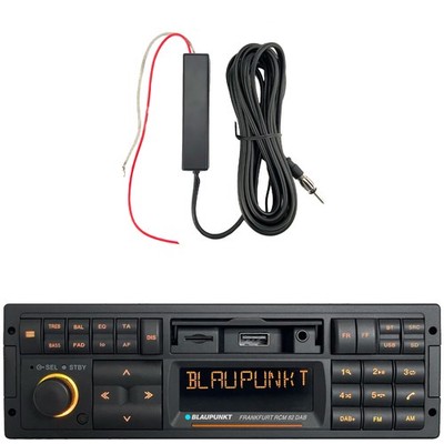 Blaupunkt FRANKFURT Single DIN 90's Classic AM Receiver, Amplifier Booster Kit
