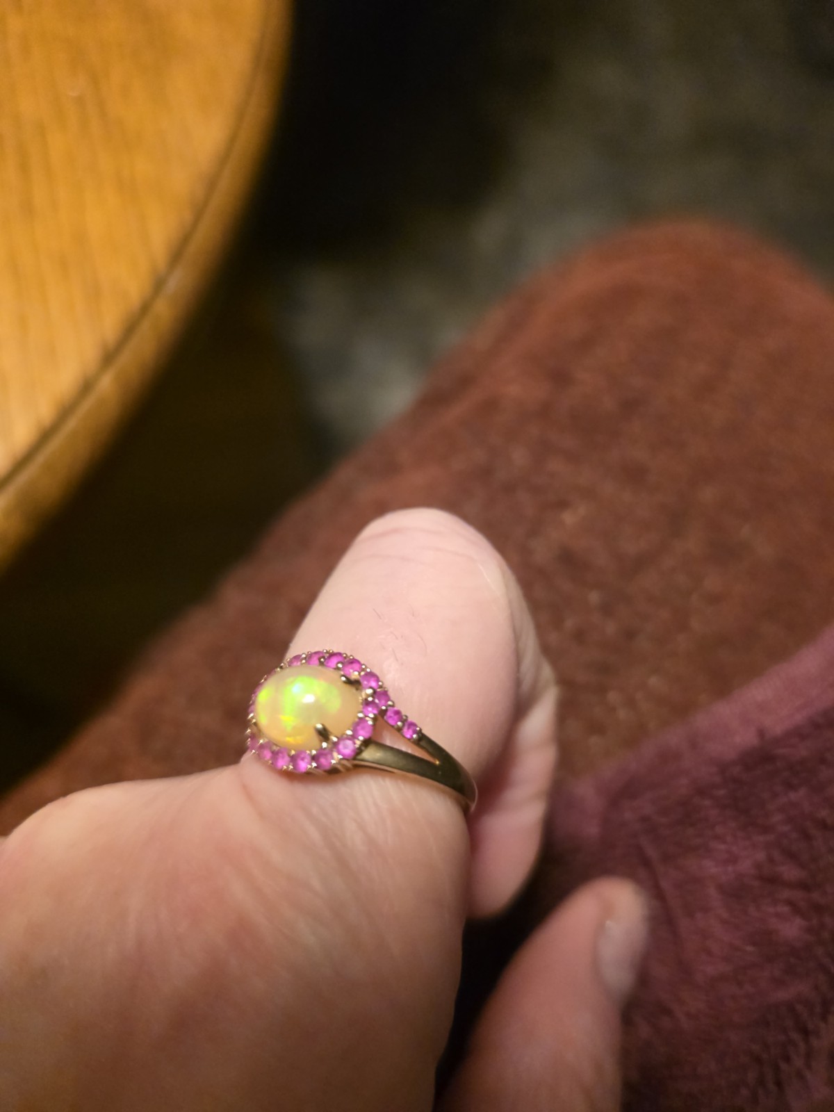 #Ruby Opal Ring - image 1