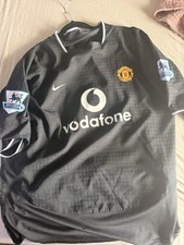02/03 Authentic  Manchester United Jersey (Wayne Rooney) Black￼3xl