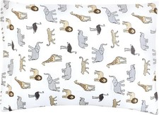 Unisex Baby Cotton Toddler Pillow Case, Modern Safari, One Size