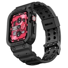 E1 Rugged Band  Case for Apple Watch   42mm/44mm/45mm - Series 1-9  SE Black