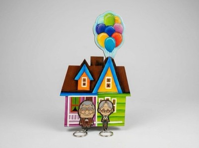 UP keychain Carl and Ellie Movie up key holder house up Mother s Day Gift