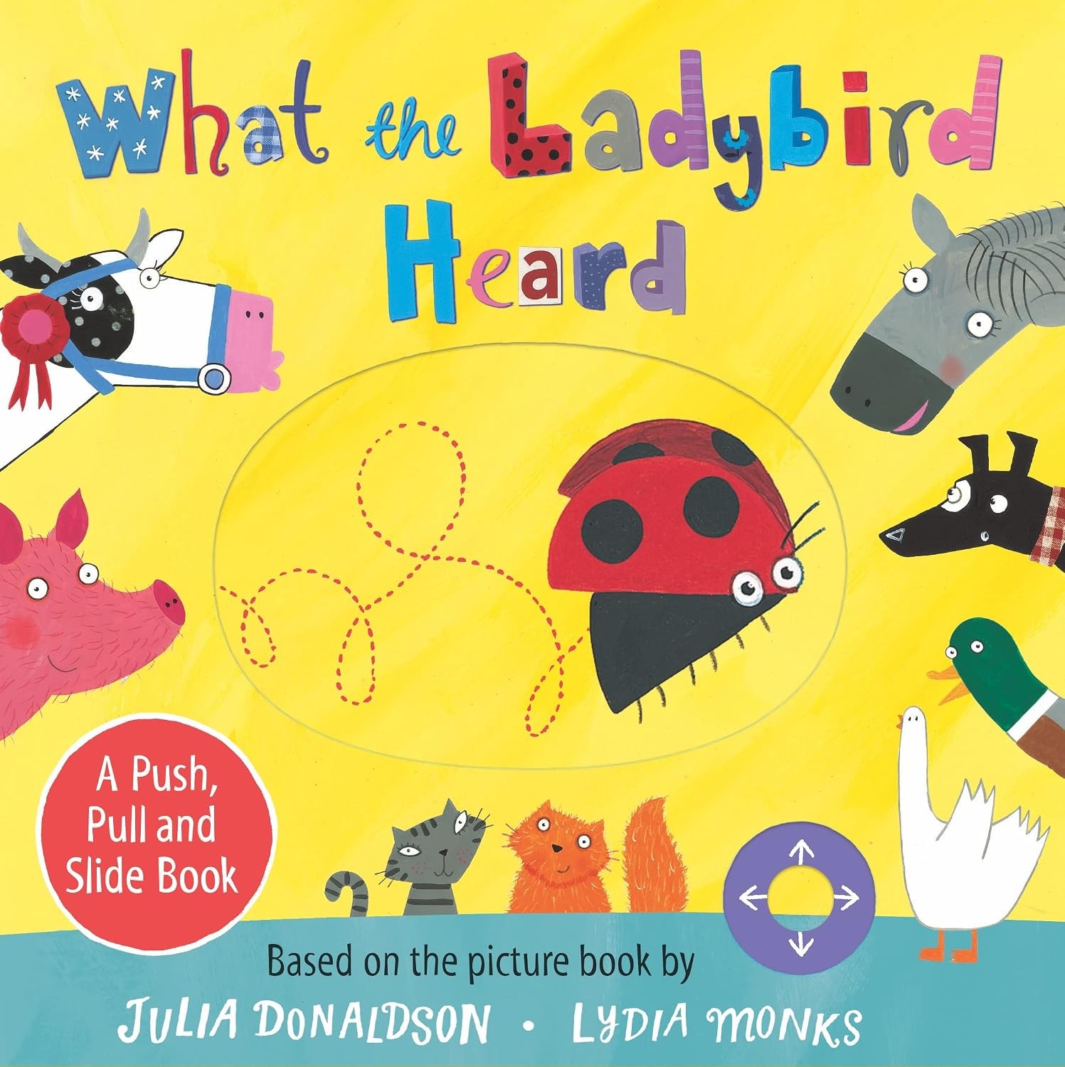 What the Ladybird Heard: A Push, Pull and Slide Board Book by Julia Donaldson - Image 4