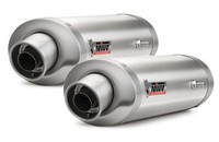 2 AnschlüSse Mivv Oval Stahl Ducati Monster 620 2002 2003 2004 2005 2006