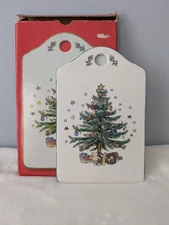Nikko Happy Holidays Ceramic Snack/Cheese Board Christmas Tree