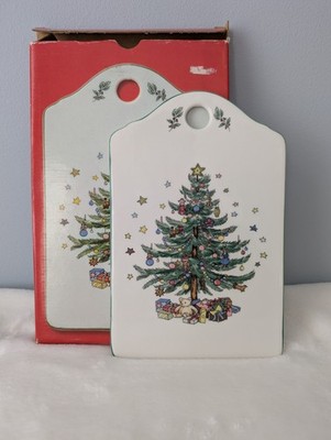 Nikko Happy Holidays Ceramic Snack/Cheese Board Christmas Tree
