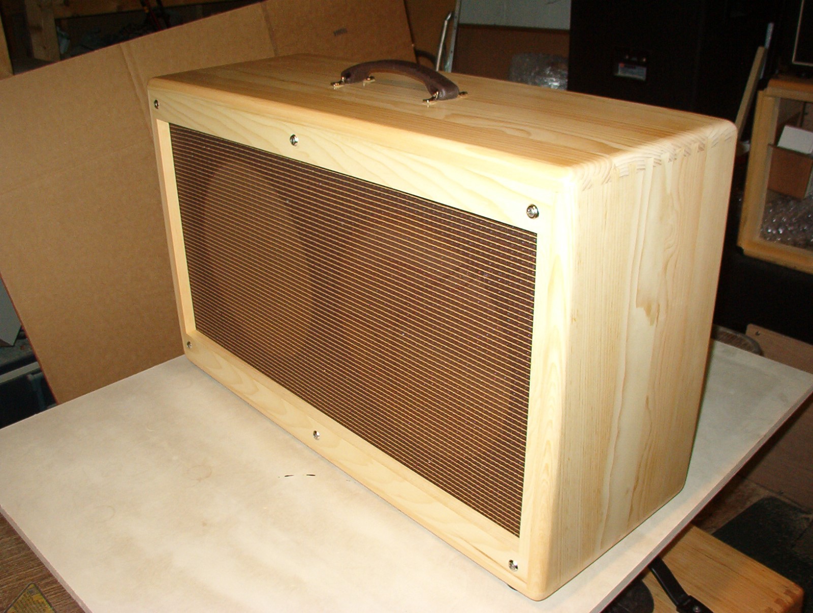 hardwood guitar cabinet