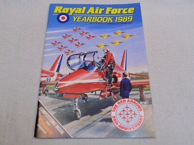 Royal Air Force Yearbook Magazine 1989 planes RAF Red Arrows Tornado F3 Canberra
