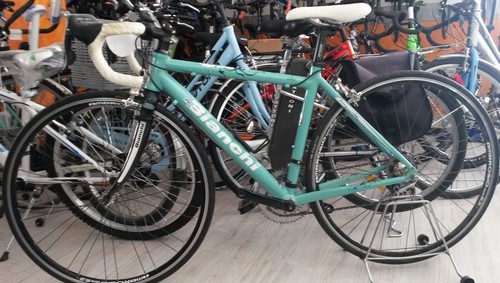 Rennrad Weiß Damen 49 - XS Campagnolo 10 Gang gebraucht Top Zustand