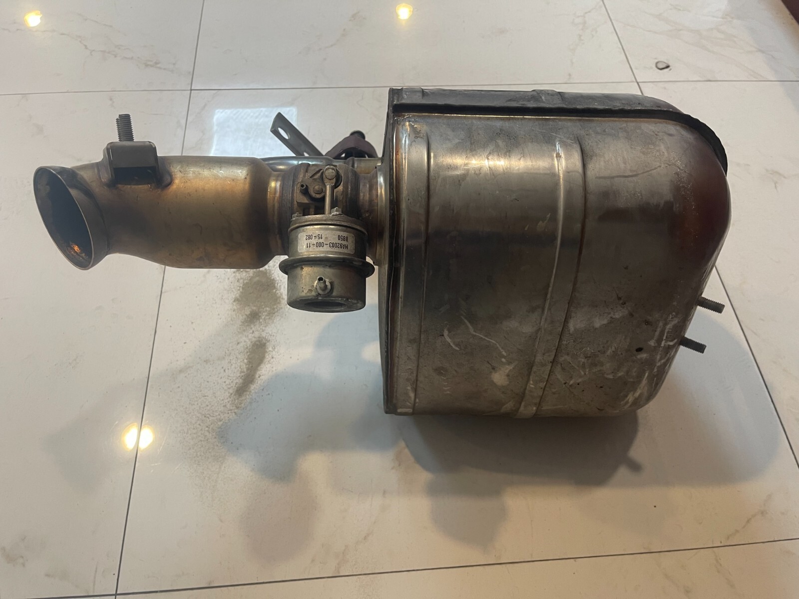 Ferrari California Turbo, RH, Right Muffler, Used, P/N 309364