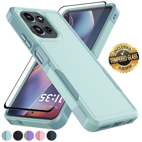 Coque antichoc pour Motorola Moto G 5G 2025 2024 2023 + vitre écran - Photo 4 sur 58