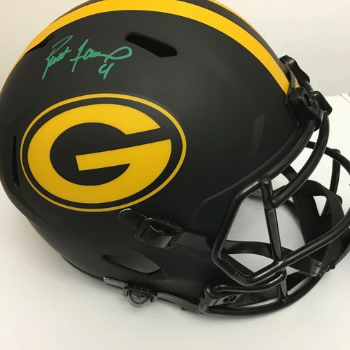 Brett Favre Signed Green Bay Packers Speed Full Size Eclipse NFL Helmet