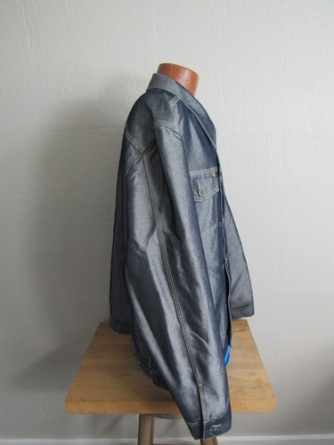¡Chaqueta vaquera Guess USA plateada XXL para hombre! - Imagen 10 de 17