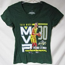 Seattle Storm Women S Screened "2018 WNBA MVP BREANNA STEWART" T-shirt C1 2936