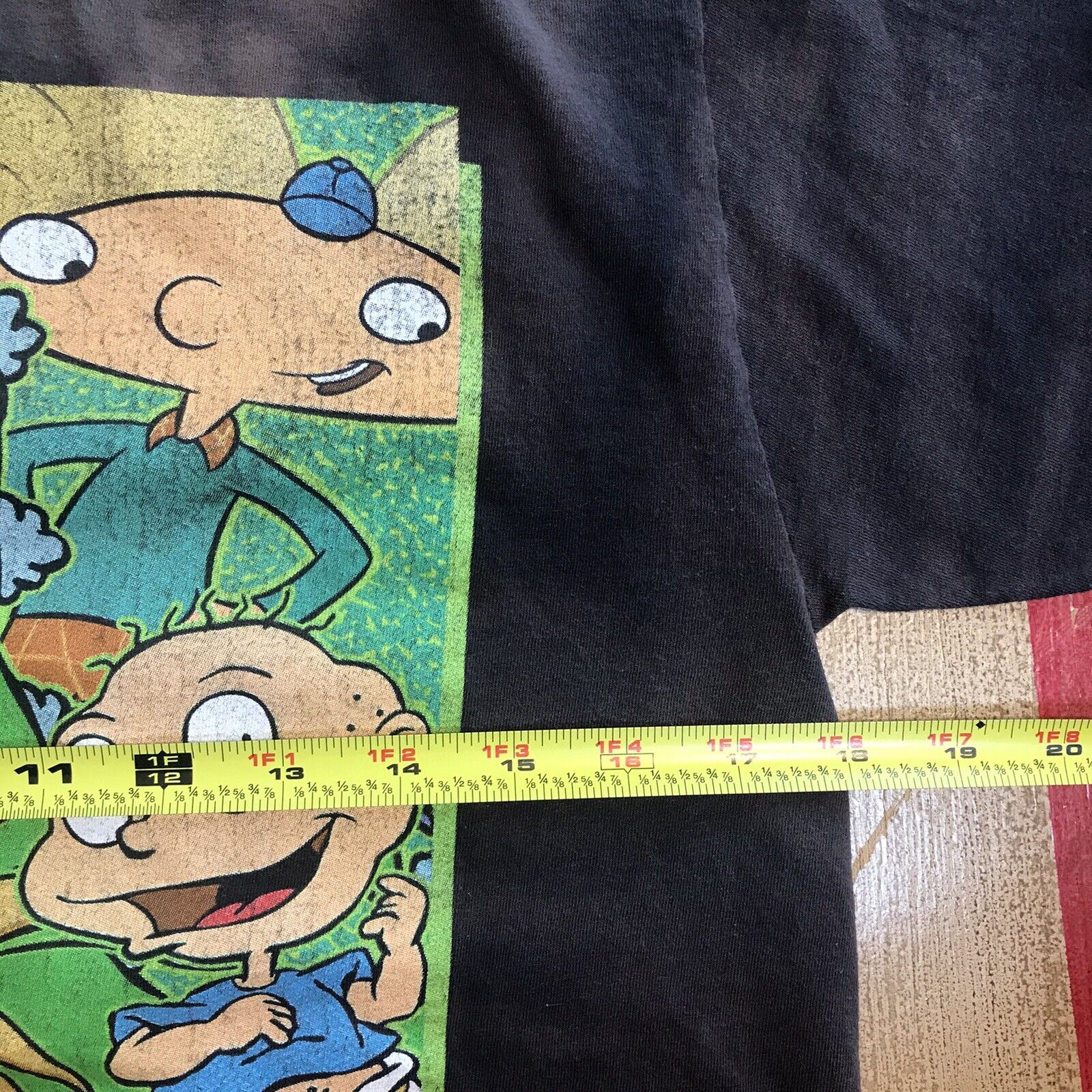 Nickelodeon Reptar Rugrats Graphic Black T-Shirt … - image 5