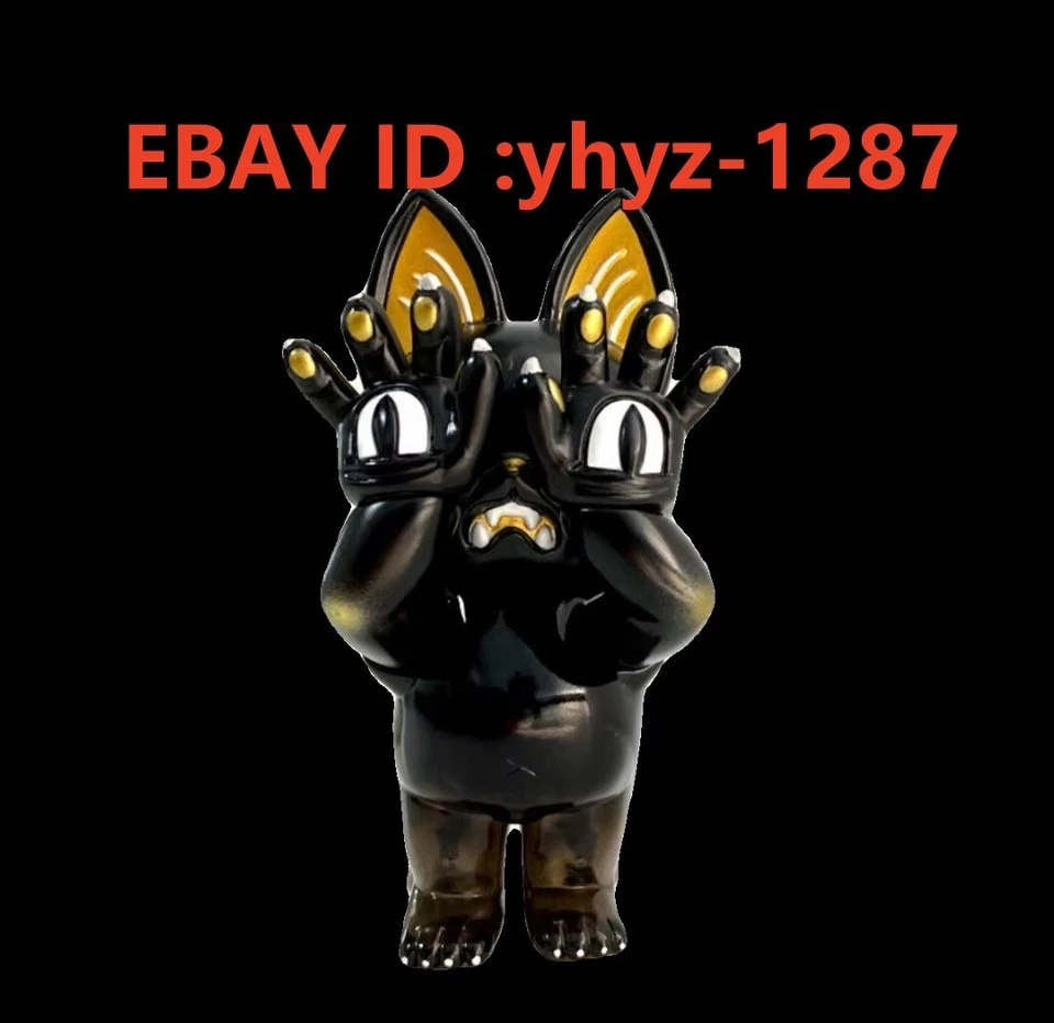 Figura PAWS UPE BRAIN Hell's Black Cat versión exclusiva H4 pulgadas (11 cm) vinilo Foto 3 de 3