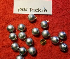 (25) 2-1/2 oz Cannonball Sinkers - Lead Fishing Weights - Free Shipping