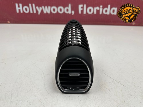 2017-2024 PORSCHE 718 BOXSTER CAYMAN DASH CENTER RIGHT AIR VENT GRILLE BLACK OEM - 第 1/9 張圖片