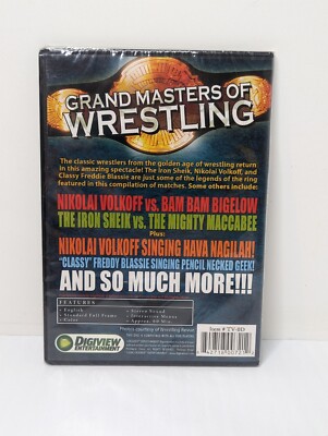 GRAND MASTERS OF WRESTLING V 2 IRON SHEIK FREDDIE BLASSIE BAM BAM