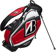 BRIDGESTONE Golf Men's Stand Caddy Bag TOUR 9.5 x 47 inch 3.7kg Red CB2502