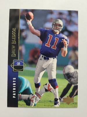 DREW BLEDSOE 1994 UPPER DECK FOOTBALL CARD # 168 E6403