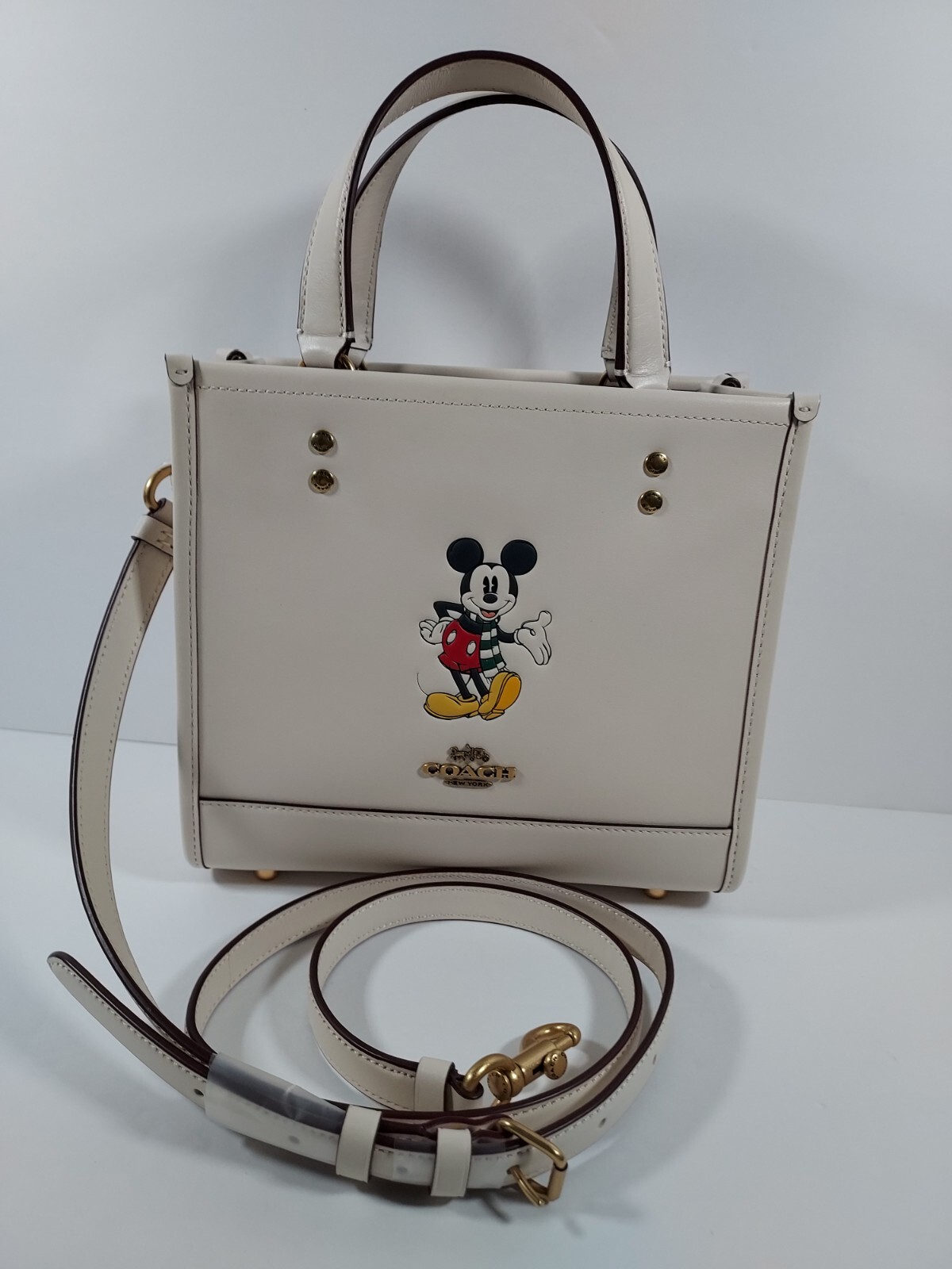 Disney X Coach Dempsey Tote 22 With Mickey Mouse $428 NWT