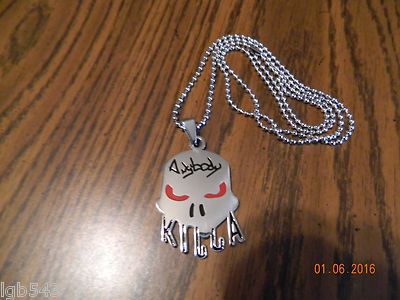 MIP-ABK-Anybody-Killa Polished chrome Pendant w/Red Eyes /30 inch ball ...