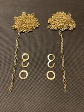 Cuckoo Clock -Chain SET OF 2 Fits Regula 25 35 70 -61 Links P-F New. One Day.