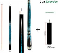 Champion constellation PRO Pool Cue Stick-CN-2,Champion Glove, 5" Butt Extension