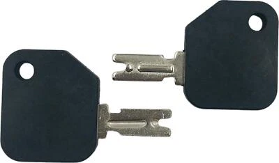GENRICS 2X replacement for Hyster, Yale, Rubber Coated Forklift Key. Part Numbers : 166,