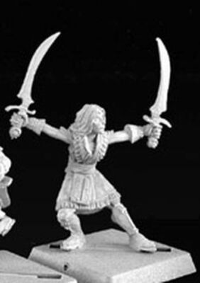 1x KHAMSIN DERVISH Dual - WARLORDS REAPER Miniatur D&D JDR RPG DANCE 14344R