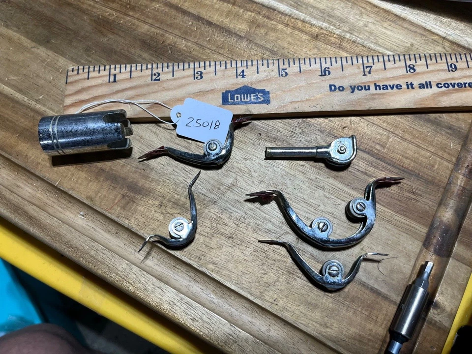 Juego de guía de rodillos Aftco caña de pescar barco vintage (25018) Foto 2 de 4